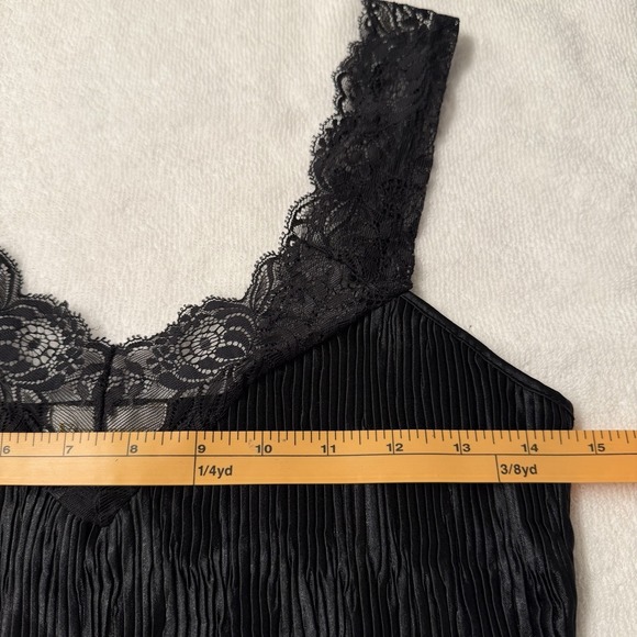 Vintage Y2K Victorias Secret Tank Top Pleated Whimsigoth Fairy Grunge Romantic - Picture 6 of 9